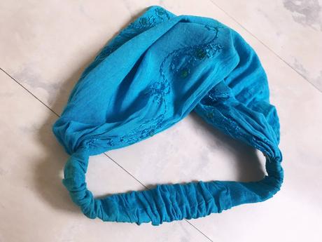 Plážová šatka do vlasov, 