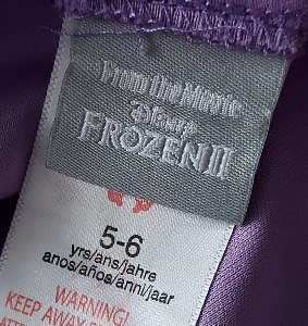 Kostým frozen,