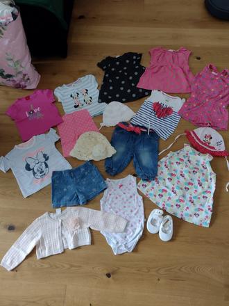 Letný balík pre dievčatko 74-80, 68–80