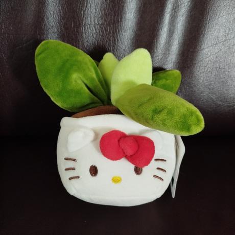 Plyšová rastlina hello kitty - nová s visačkou,