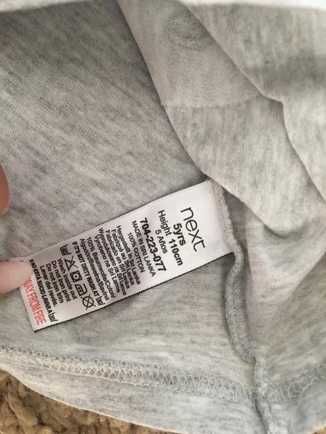 Tričko bavlna 5r., next,110