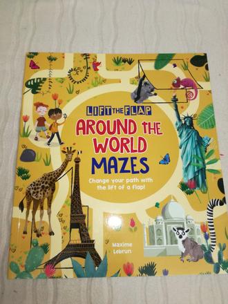 Lift the flap around the world mazes nau19,
