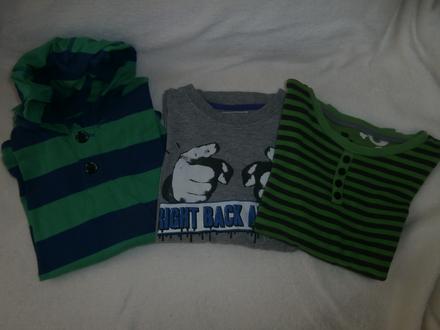 Balík tričiek 3ks veľ.134-146, 122–134