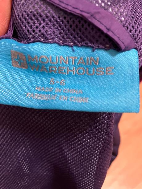 Funkčná nepremokavá vetrovka (116) 5-6.r, mountain warehouse,116