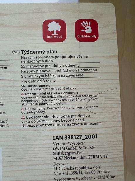 Tabula tyzdenny plan,