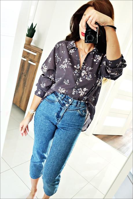 Kvetinová vzdušná blúzka, c&a,46