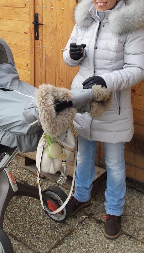 Kara perova bunda s pravou kozusinou, karrimor,36