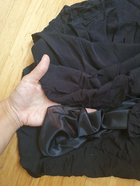 Čierne krátke šaty, h&m,34