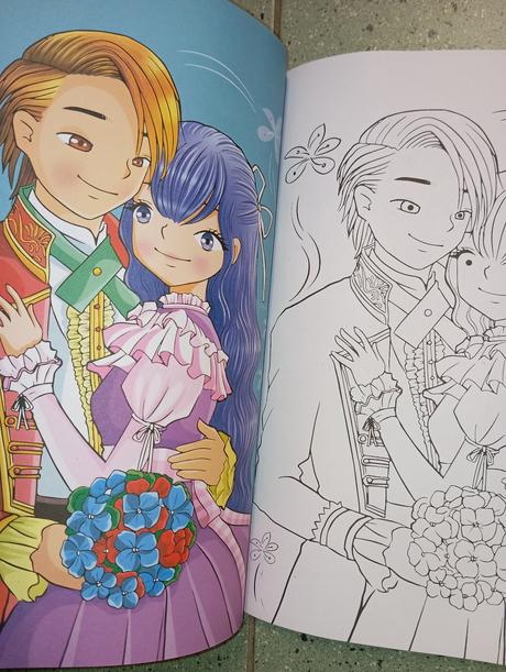 Manga omaľovánka color action, 