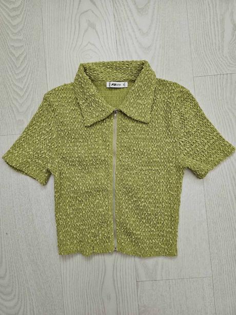 Zelené tričko na zips, new yorker,s