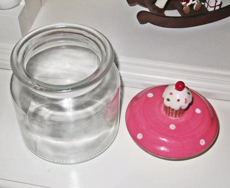 Sklenená dóza muffin, 