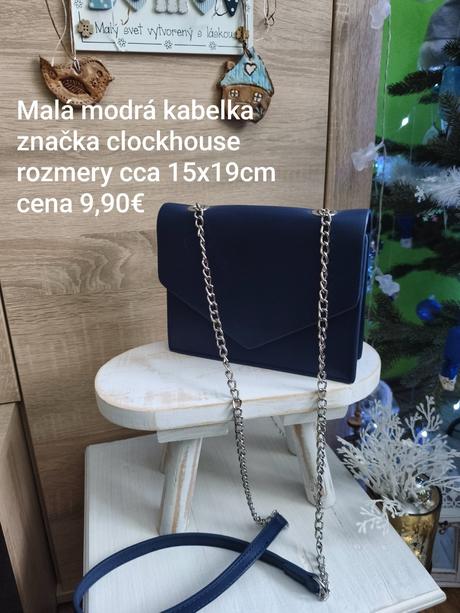 Dámska štýlová modrá kabelka, 