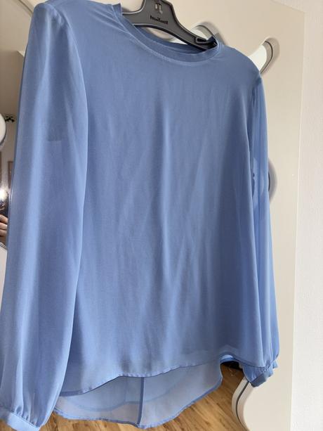 Baby blue top zara m, zara,m