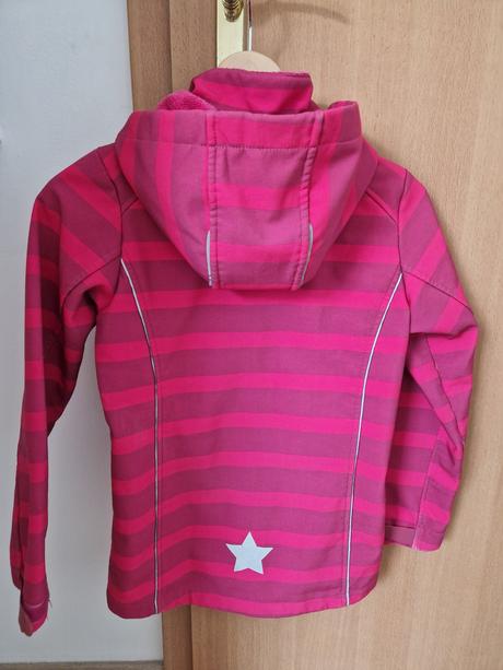 Softshelova bunda tchibo 146/152 ruzova, tchibo,146