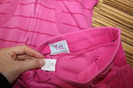 Mikinka s kraťaskami h&m v. 7/8 r., h&m,122