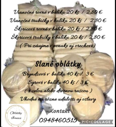 Vianočné oblátky, 