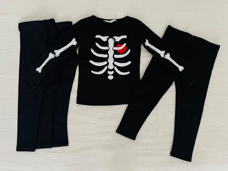 Halloween tricko h&m,3xleginyf&f,hrube leginy next, 104–116