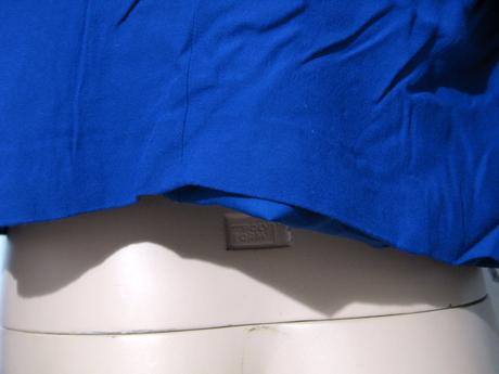 Kráľovsky modré letné sako, mango,m