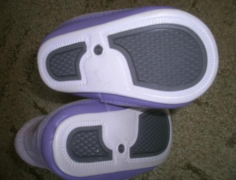 Čižmičky fialkové pre najmenšie slečnu do kočíku, 17