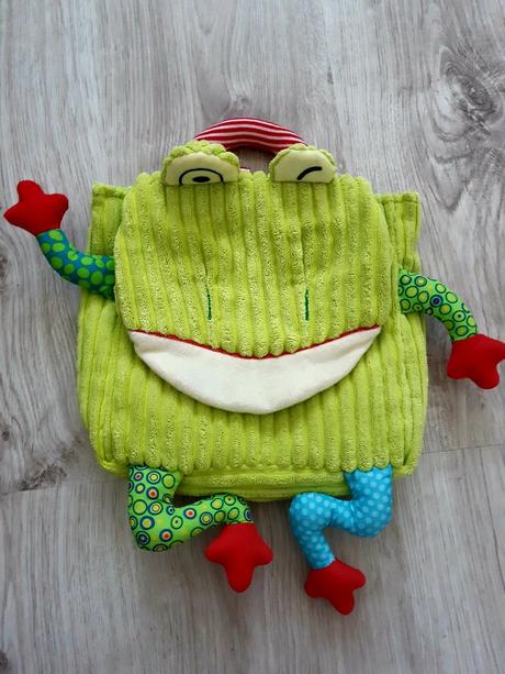 Krásny detský ruksak - žabiak,