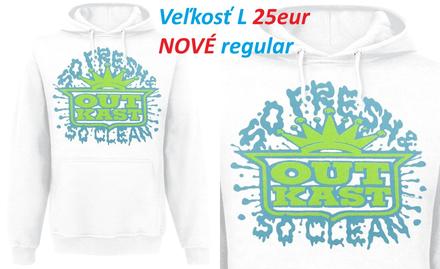 Mikina outkast biela, l