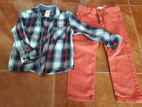 Nohavice kvalitné h&m, h&m,98