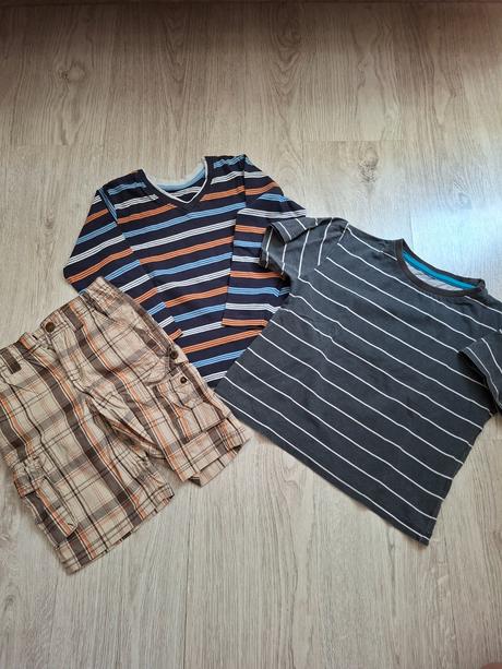 Krátke nohavice a 2 tričká, 104–116