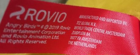 Plyšák angry birds žltý vták chuck angry, 28 cm,