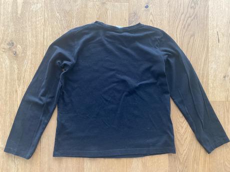 Cierne bavlnene tricko, zara,152