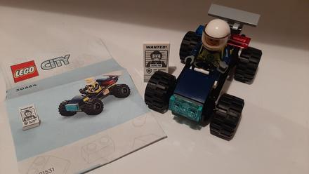 Lego city police off-road buggy car,