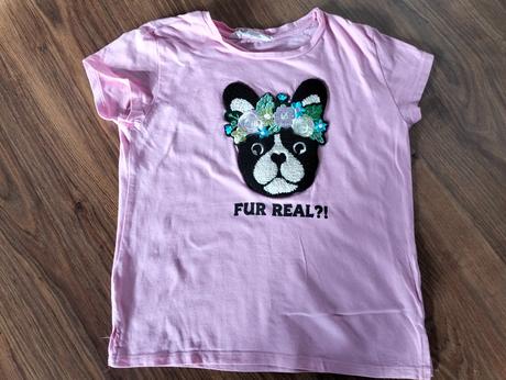 Tričko s aplikáciou, h&m,146