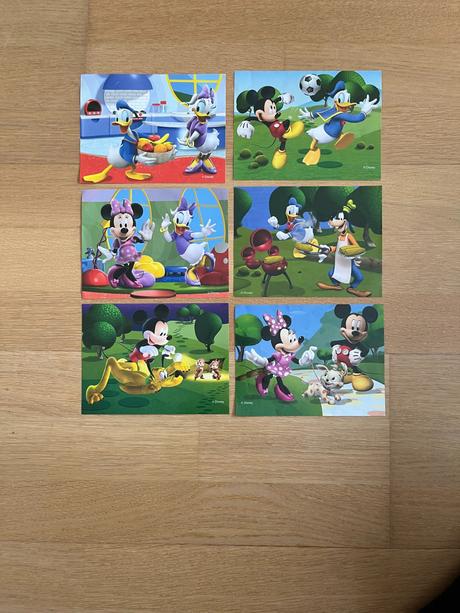 Drevené kocky - mickey mouse,