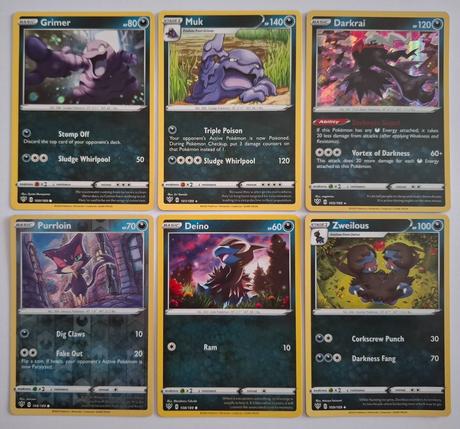 Pokémon karty "darkness ablaze" (2), 