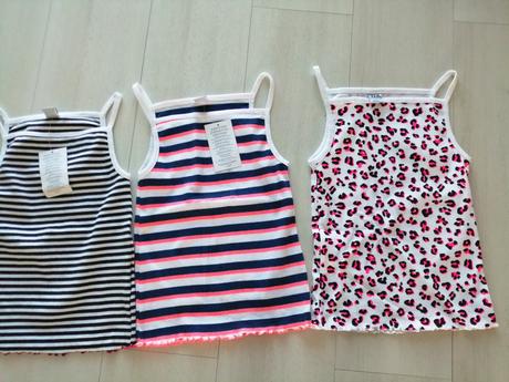 Tricka na ramienka pre dievčatka 3 ks, vel. 128, 128