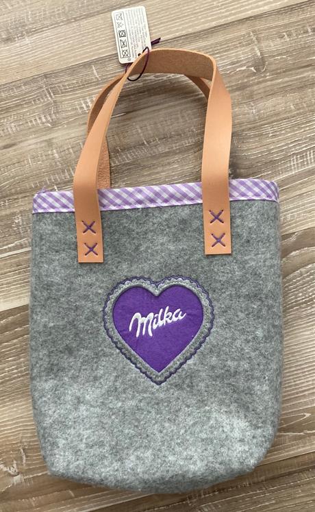 Detská látková kabelka/taštička milka, 