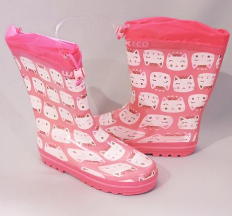 Dievčenské zateplené gumené čižmy, 34