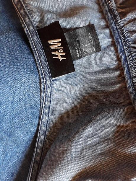 Krasne riflove šaty, h&m,xs