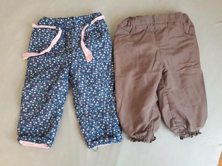 Nohavice zateplené flísom 74/80, ergee,80