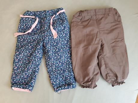 Nohavice zateplené flísom 74/80, ergee,80