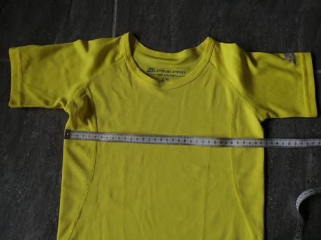 Tričko alpinepro cool dry, žlté, v116-122,6-7r., alpine pro,116