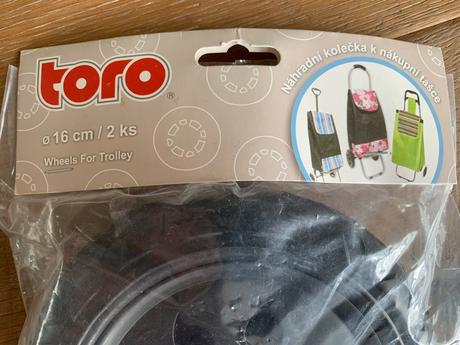 Náhradné kolieska 2ks na tašku na kolieskach toro,