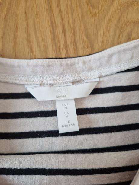 Tehotenské tričko - dlhý rukáv h&m, h&m,m