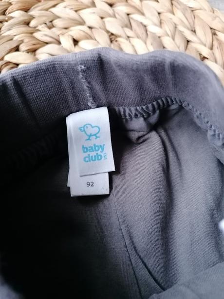 Podšité nohavice sede 86-92, baby club,86