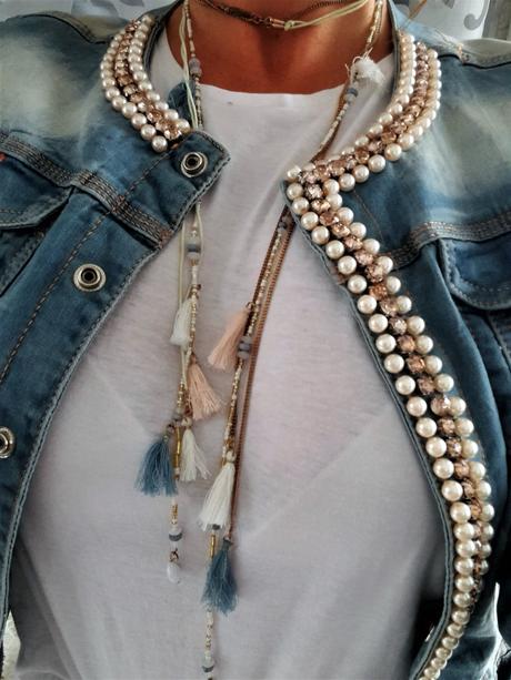 Náhrdelník so strapcami-hm, h&m