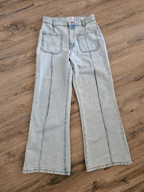Wide leg jeans, s