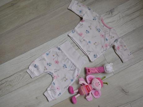 Kompletik bavlnený 56 v, 1/2 mesiacov vek,, h&m,56