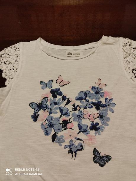Dievcenske tricko, h&m,134