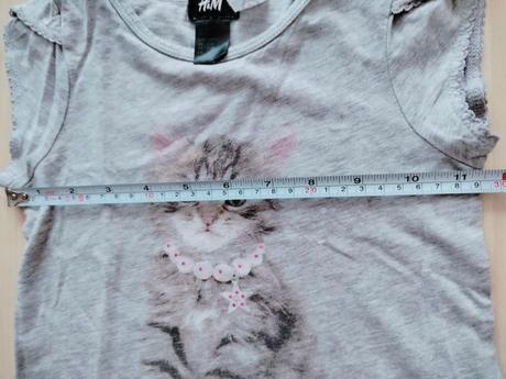 Tričko mačička, h&m,98