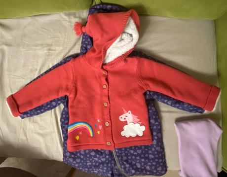 Balík oblečenia na jeseň, zimu, 68–80