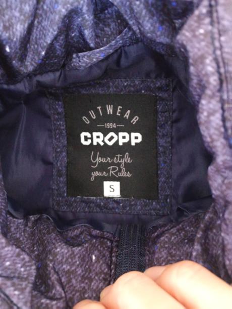 Dámska prešívaná bunda cropp, s